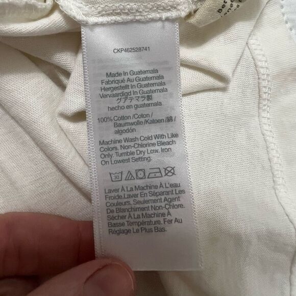 Madewell Softfade Cotton Cover-Up Tank Dress medium cream white - Picture 13 of 13